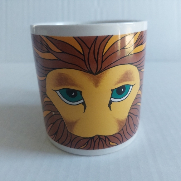 Zak Designs 1985 LION Coffee MUG Vintage Cup Classic Cartoon - Picture 1 of 5